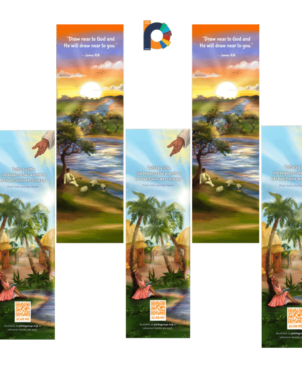 “God Is Near” Bookmark (Package of 25) – James 4:8 & Psalm 34:19 (Double-Sided Scripture Design) - Image 11