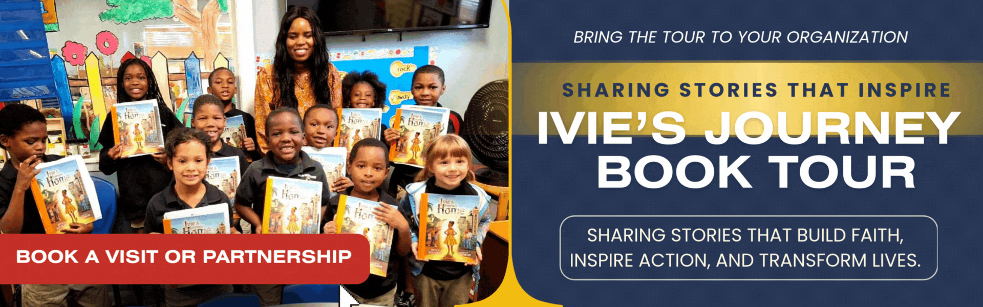 Partner with Us Bring the Ivie’s Journey Book Tour to Your Community